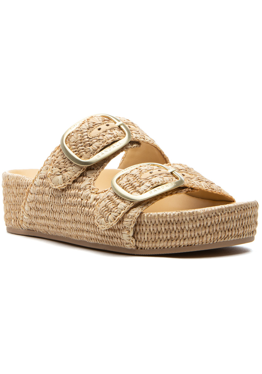 Loeffler Randall Theo Sandal Natural Straw