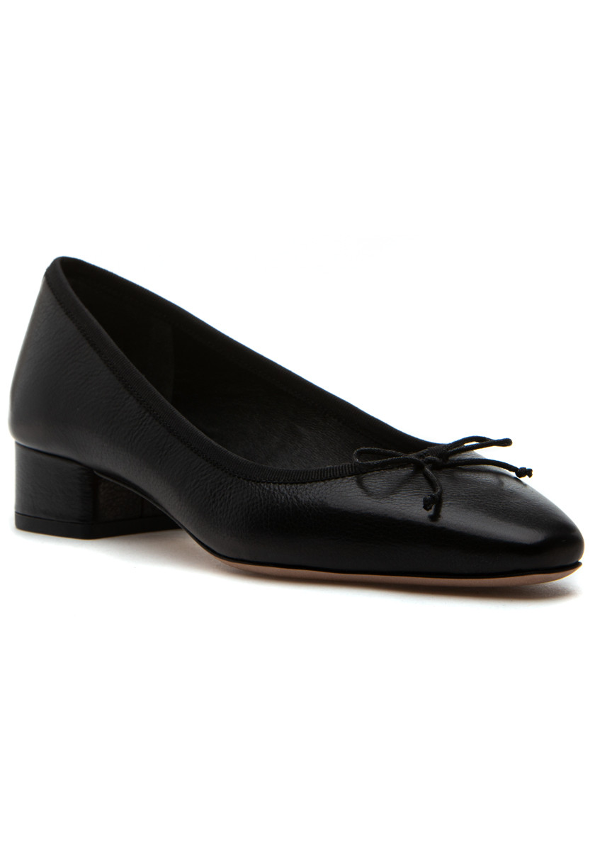 Veronica Beard Cecile Pump Black Leather