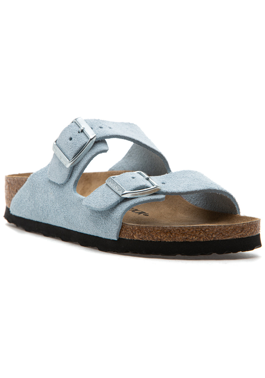 BIRKENSTOCK Arizona Baby Blue サンダル　36 Arizona Suede Leather Baby Blue | BIRKENSTOCK