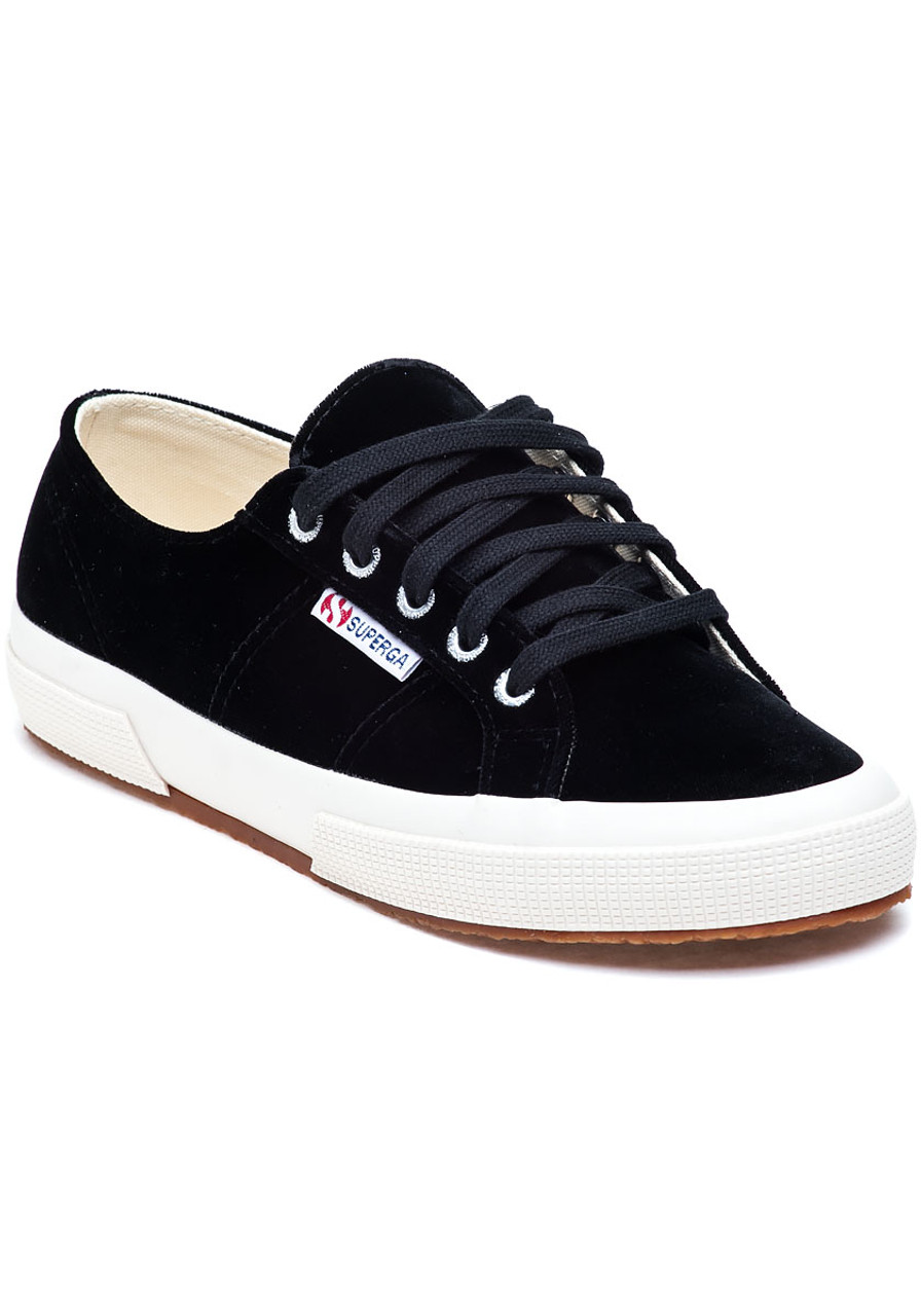 2750 Black Velvet Sneaker - Jildor Shoes