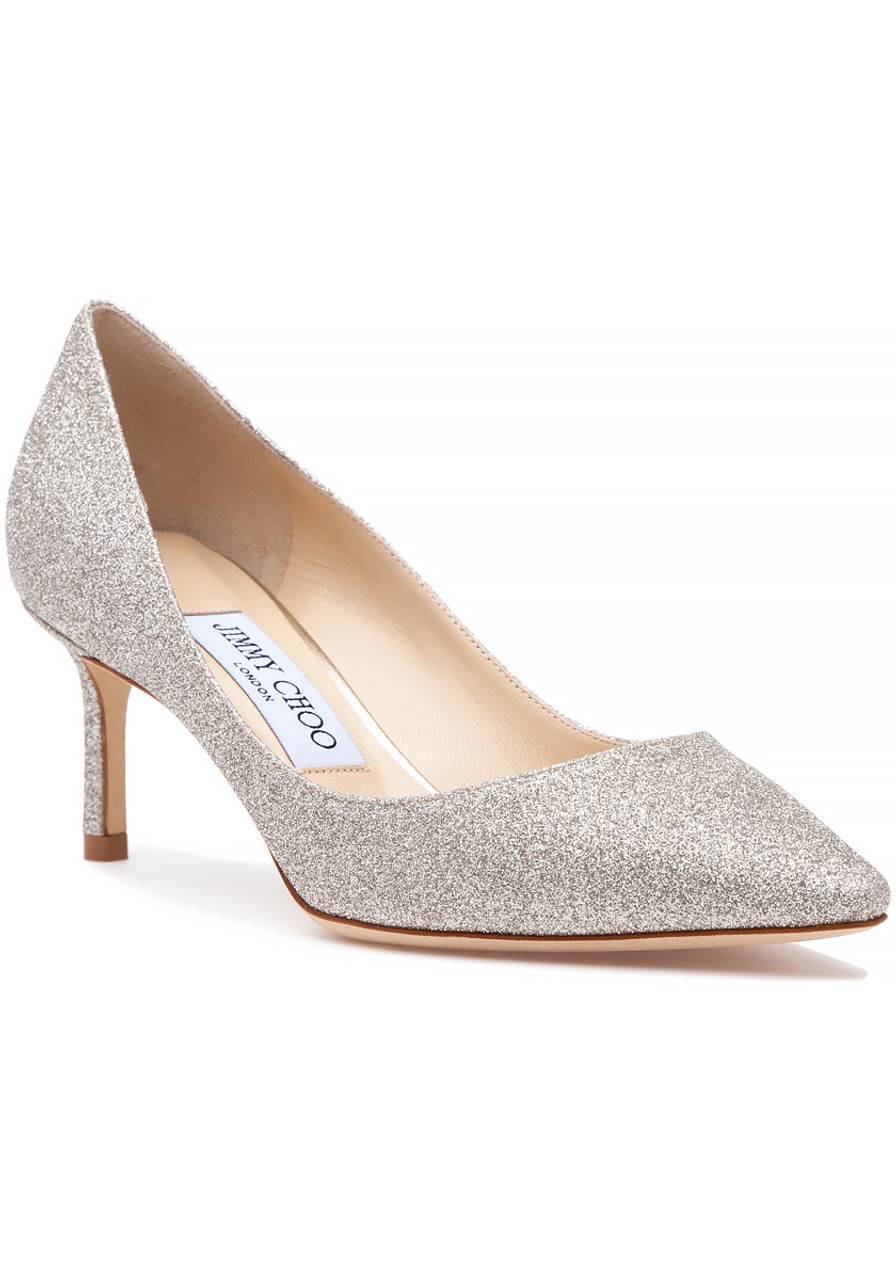 jimmy choo romy platinum ice