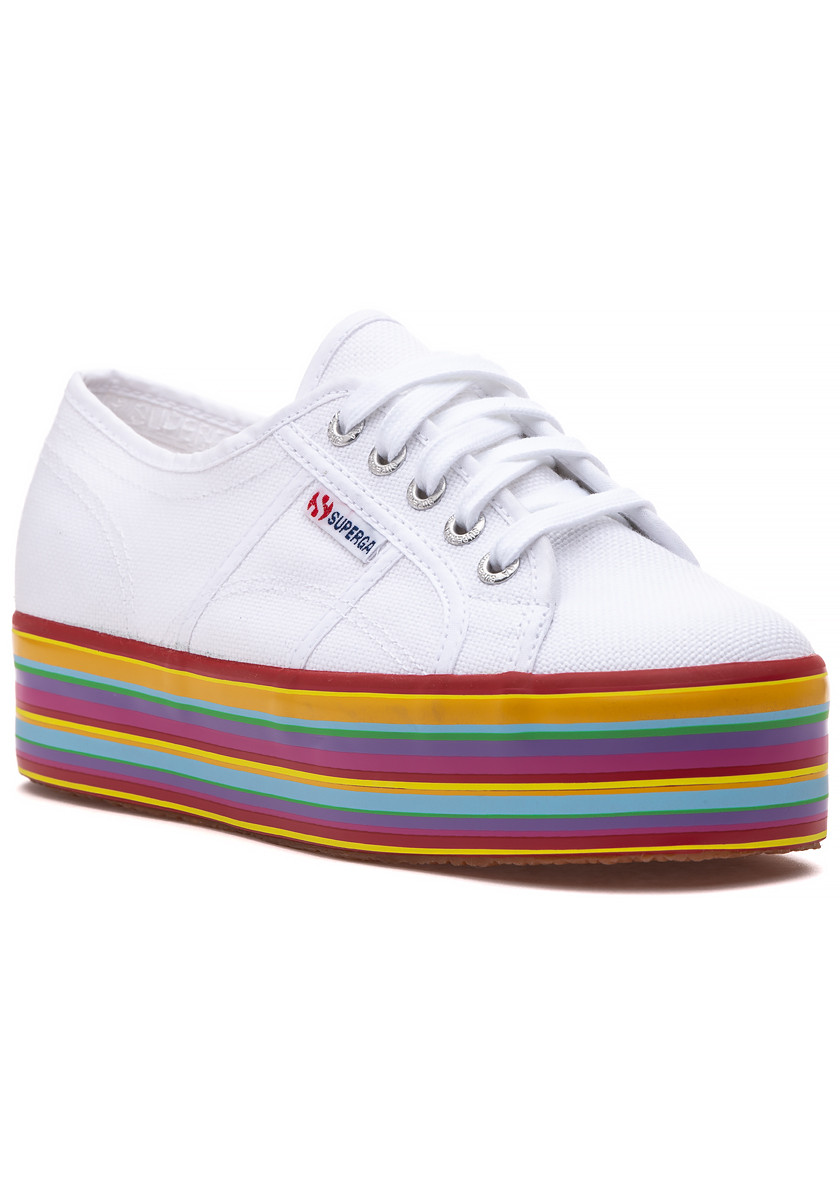 superga colorful platform