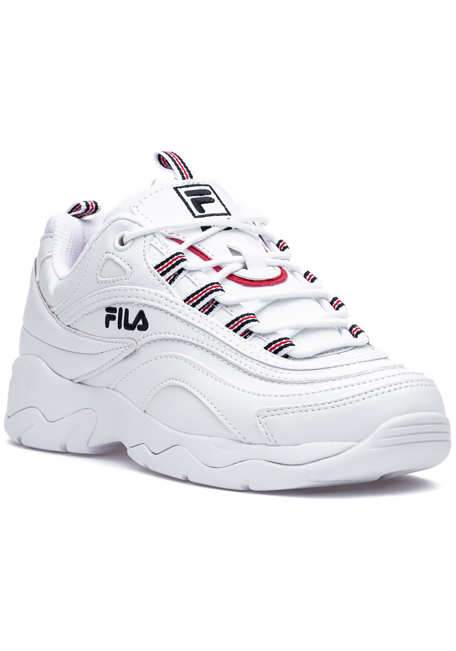 fila ray sneakers white