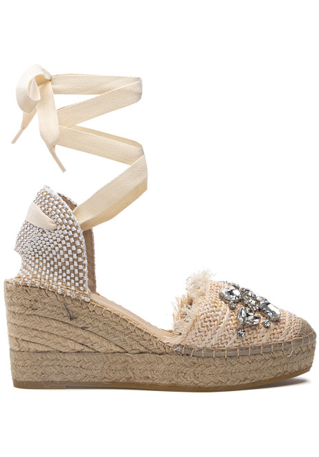 275 Central Varlamov Espadrille Wedge Raffia