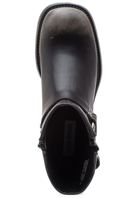 Steve Madden Brixton Book Black Distressed