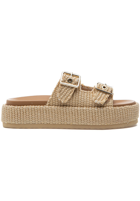 Steve Madden Karrigan Sandal Natural Raffia
