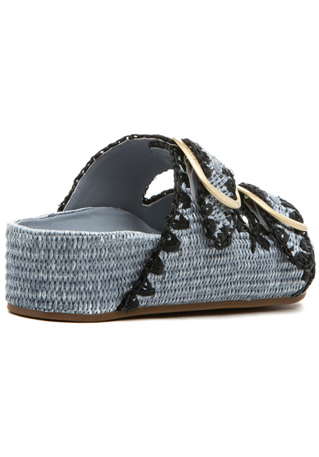 Loeffler Randall Theo Sandal Light Blue Raffia