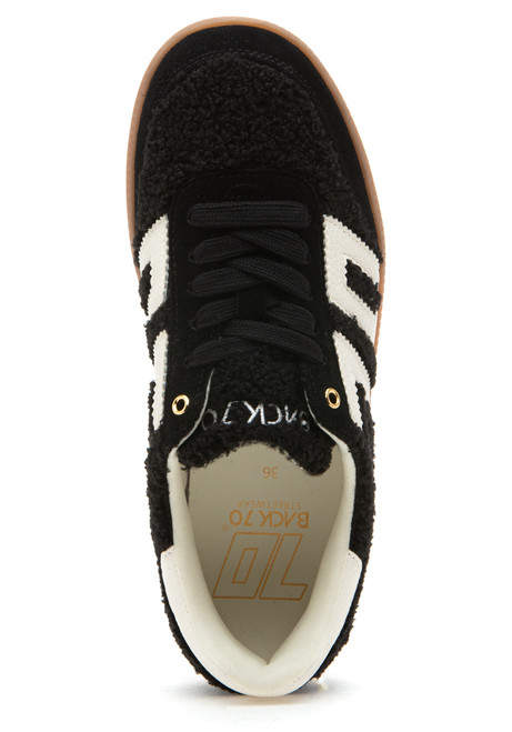 Back 70 Teddy Sneaker Black White