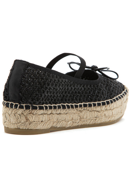 275 Central Manaea Mary Jane Espadrille Black