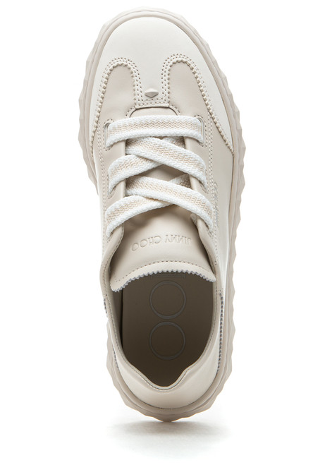 Jimmy Choo Diamond Light Flex Sneaker Latte Leather