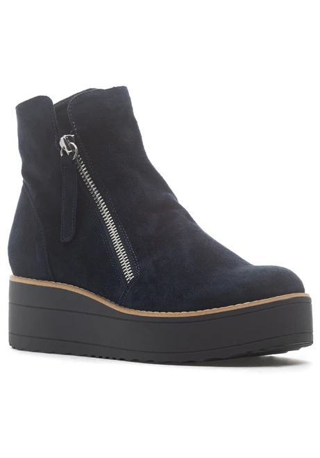Navy Suede