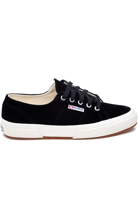 Superga Womens Perforated Leather Low Top Lace Up Platform Sneakers Black  Size 6 | eBay