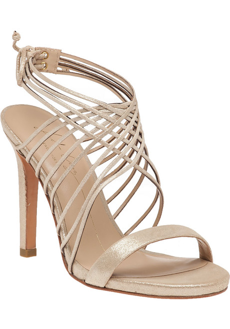 Lola Cruz 065Z37BK Sandal Champagne Leather