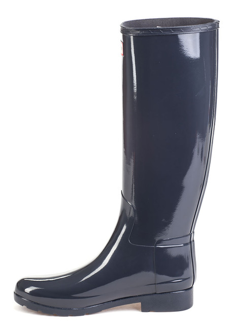 Hunter Original Refined Gloss Dark Slate Rubber Rain Boot