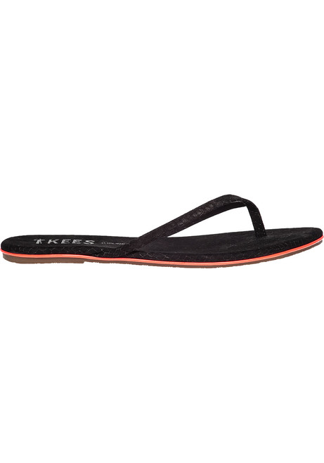 【TKEES】グロッシーズ フリップフロップ ※関税込 Tkees Lip Liners Flip FLop Black Snake Suede