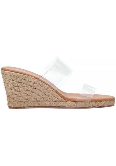 Andre Assous Anfisa Espadrille Wedge Clear