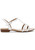 Barzal Sandal White Patent Leather