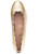 Jigsaw Flat Gold Leather