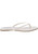 Glosses Flip Flop Marshmallow Patent Leather