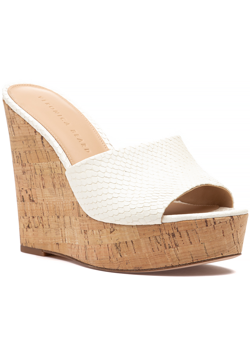 Veronica Beard Dali Wedge White