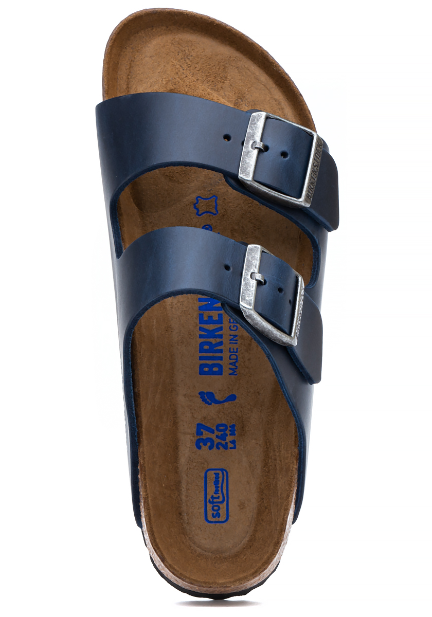 Birkenstock Arizona Sandal Blue Leather