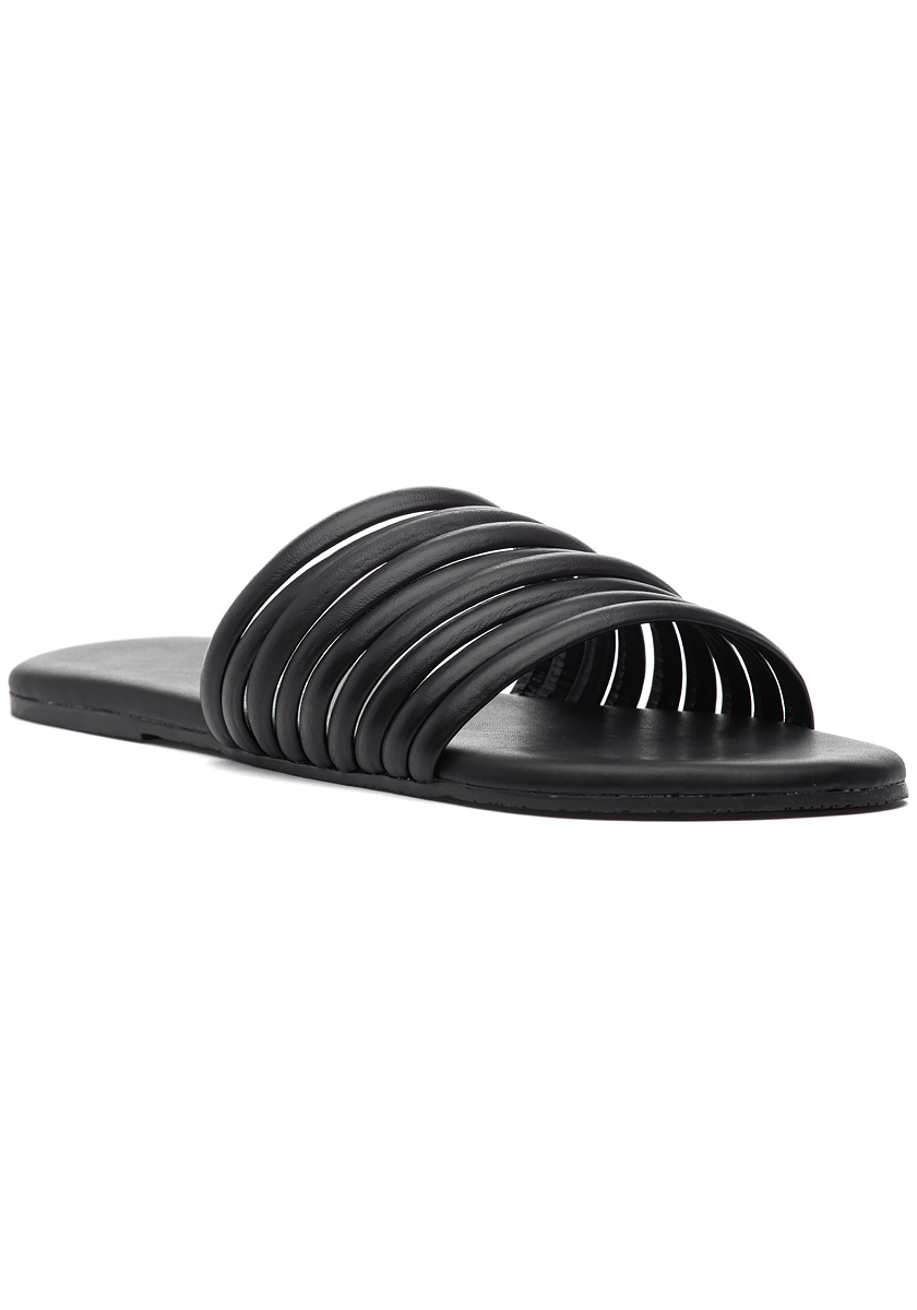 Tkees Caro Sandal Black Leather