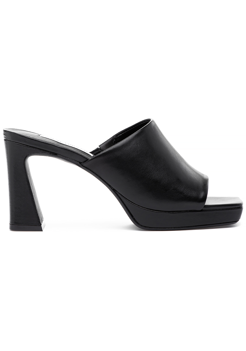 Steve Madden Dedicate Sandal Black Leather