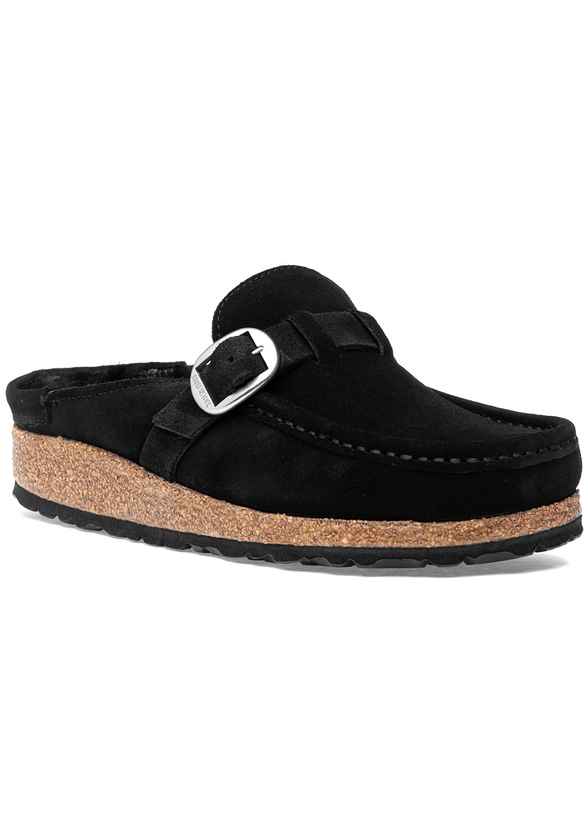 Birkenstock Buckley Shearling Clog Black