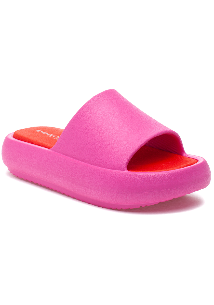 Beach Slides Squish Sandal Fuchsia/Red EVA