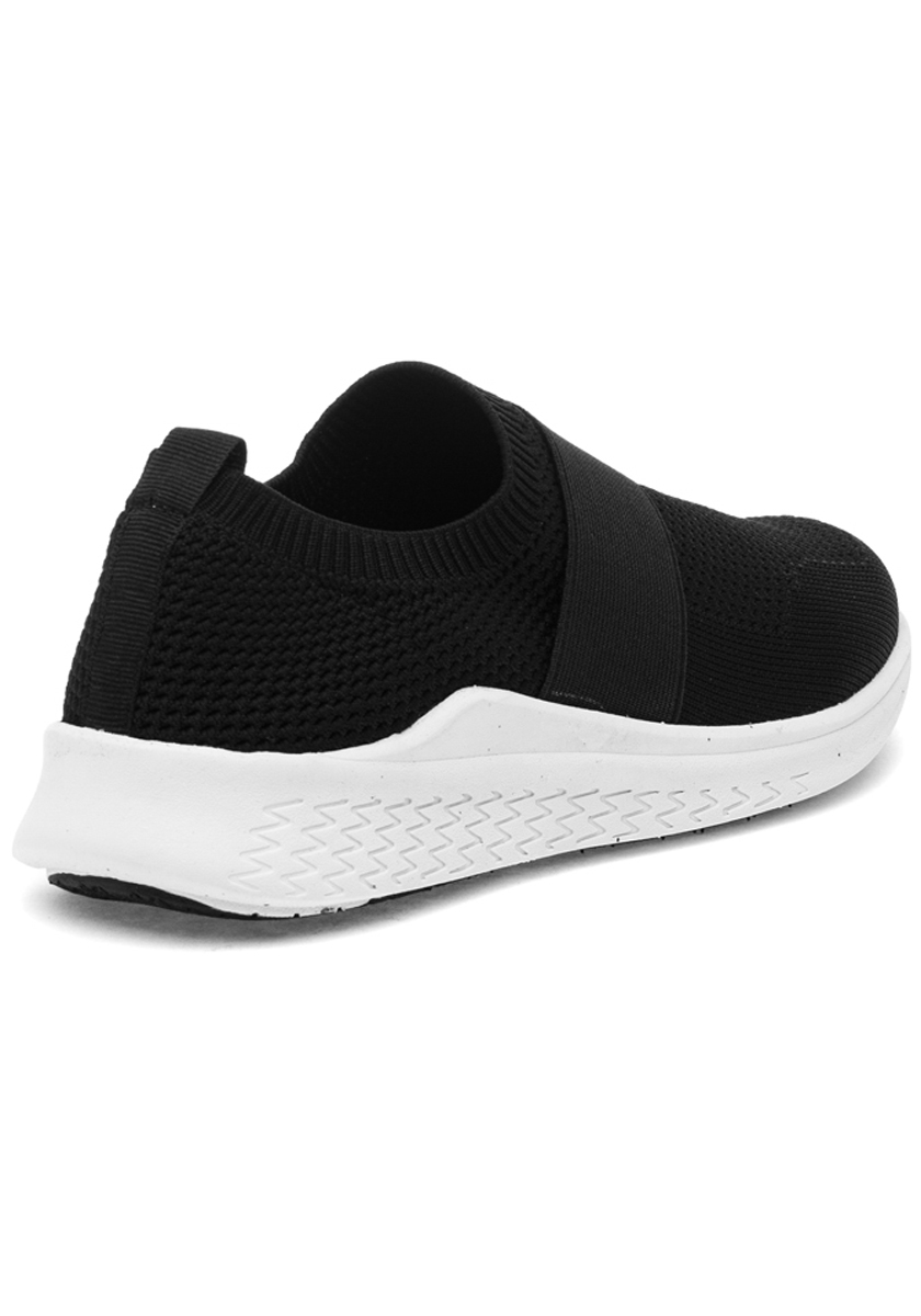 Kicker Sneaker Black Knit - Jildor Shoes