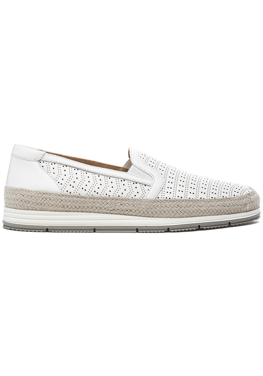 Quasar Loafer White Nappa