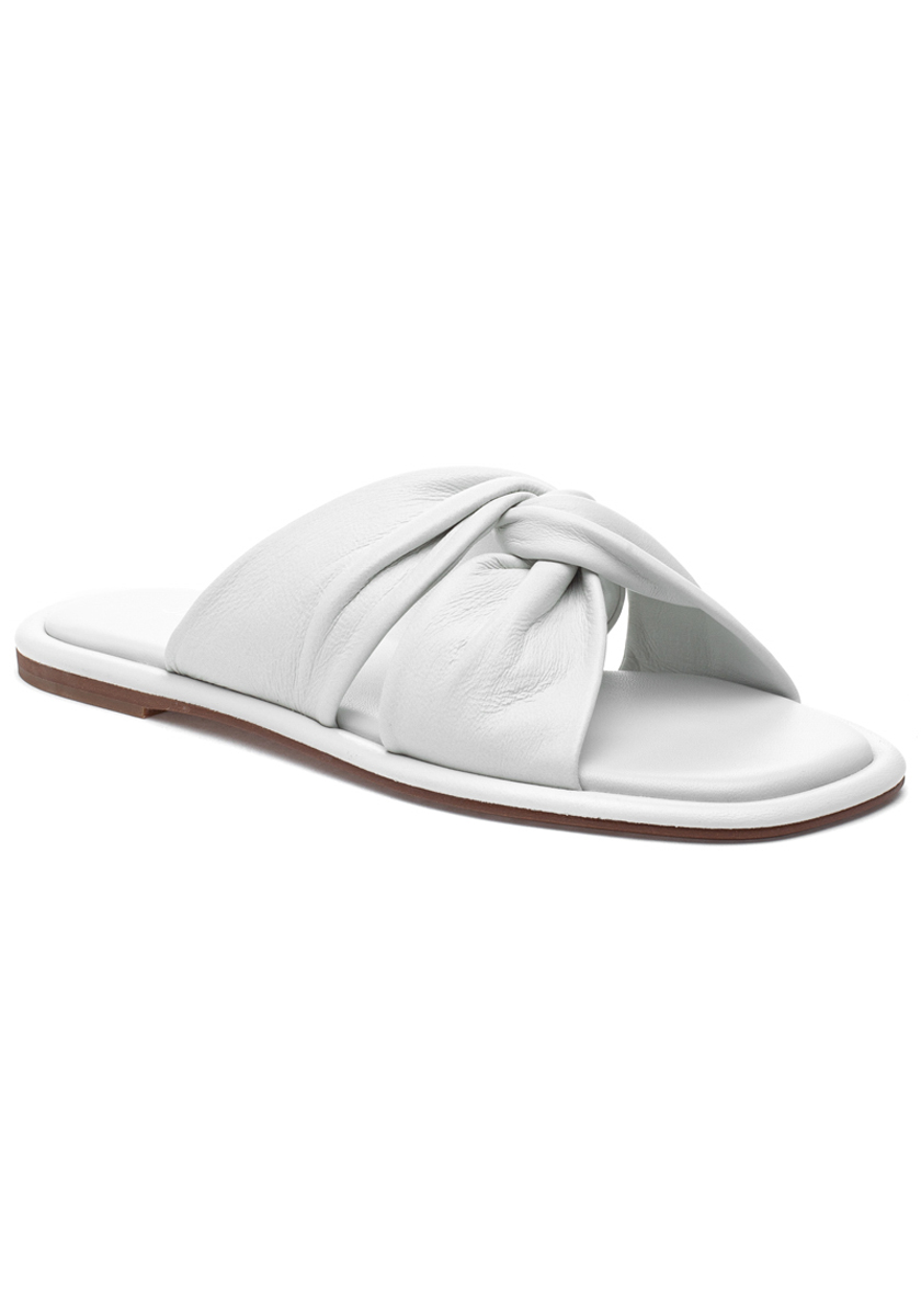 Sun + Stone SUN STONE Womens White Cushioned Slip Resistant Easten Round  Toe Wedge Slip On