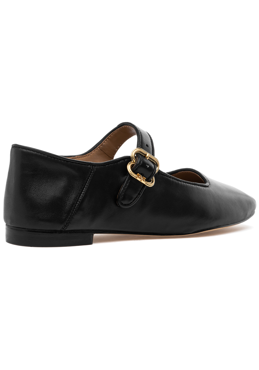 OBLADA⭐︎MARY JANE（SHEEP LEATHER） Sam Edelman Michaela Mary Jane Flat Black Leather