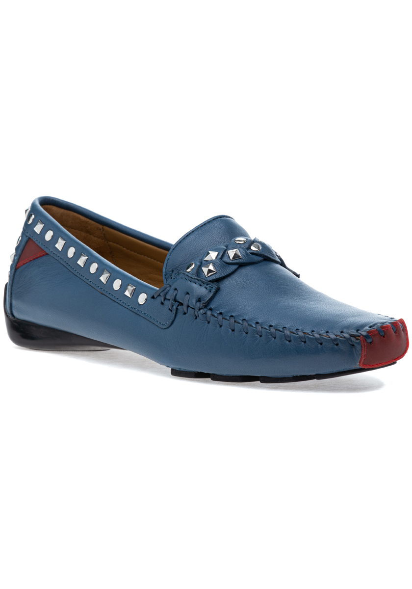 Robert Zur Twisted Galaxy Loafer Ocean Leather