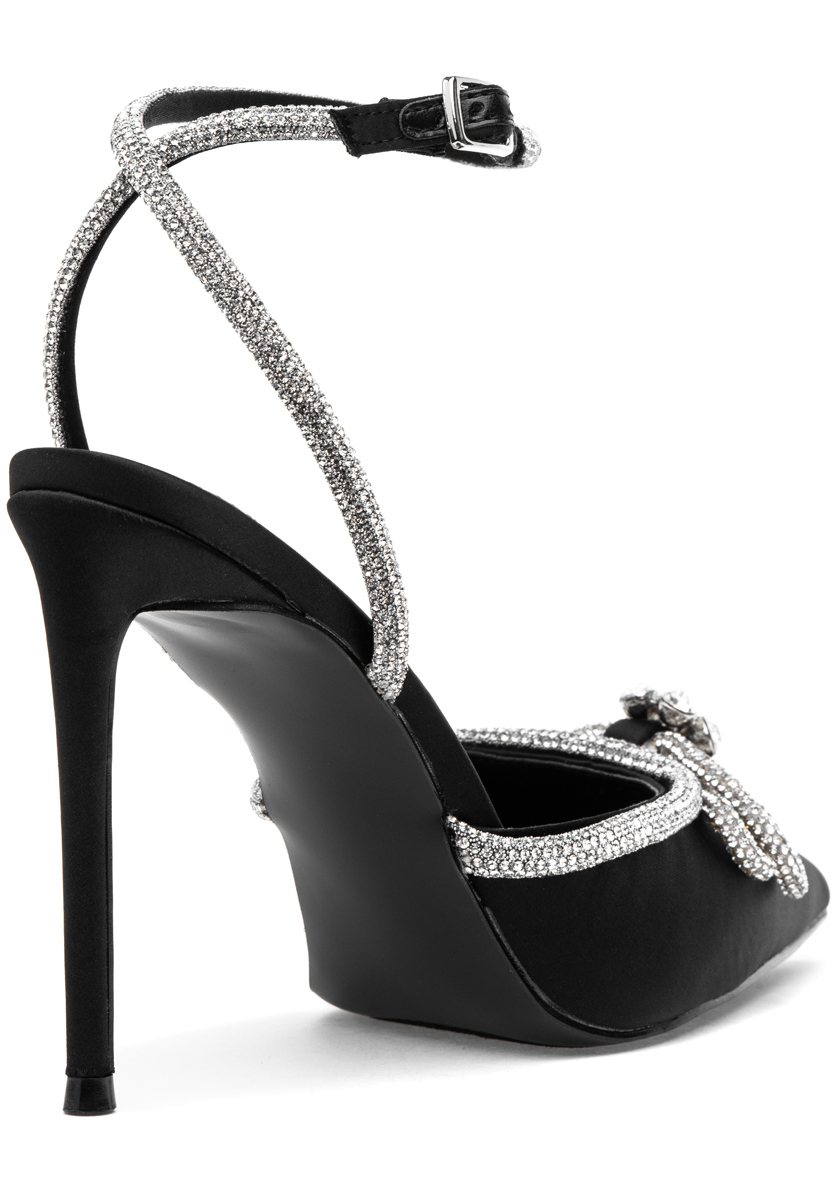 【Steve Madden】VIABLE リボン付 アンクルストラップ ミュール Amazon.com | Steve Madden Women's Viable Pump, Black, 5