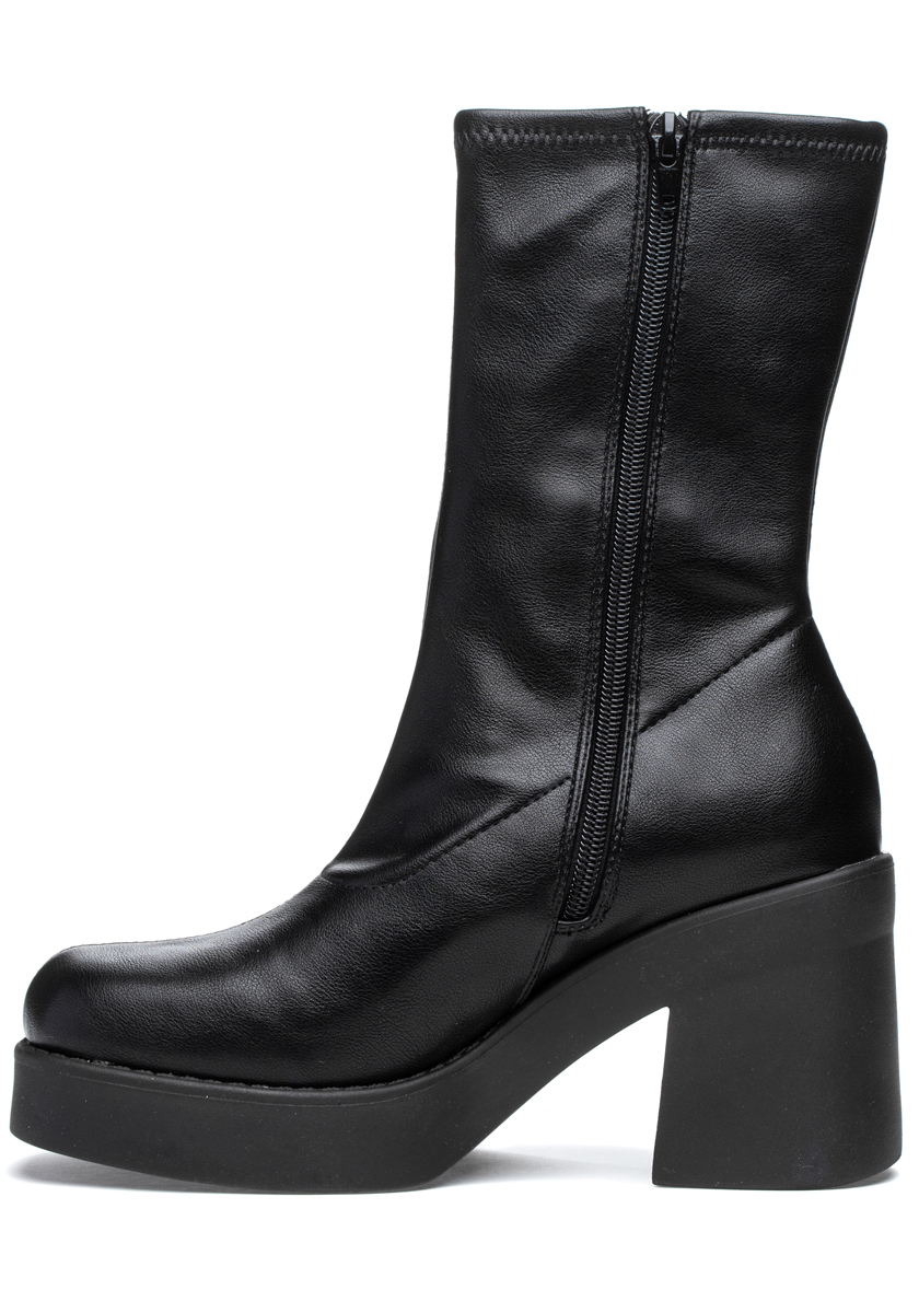 ★Steve Madden★ベスト商品★KLAYTON BLACK★ブーツ KLAYTON Black Platform Ankle Boot | Women's Booties – Steve