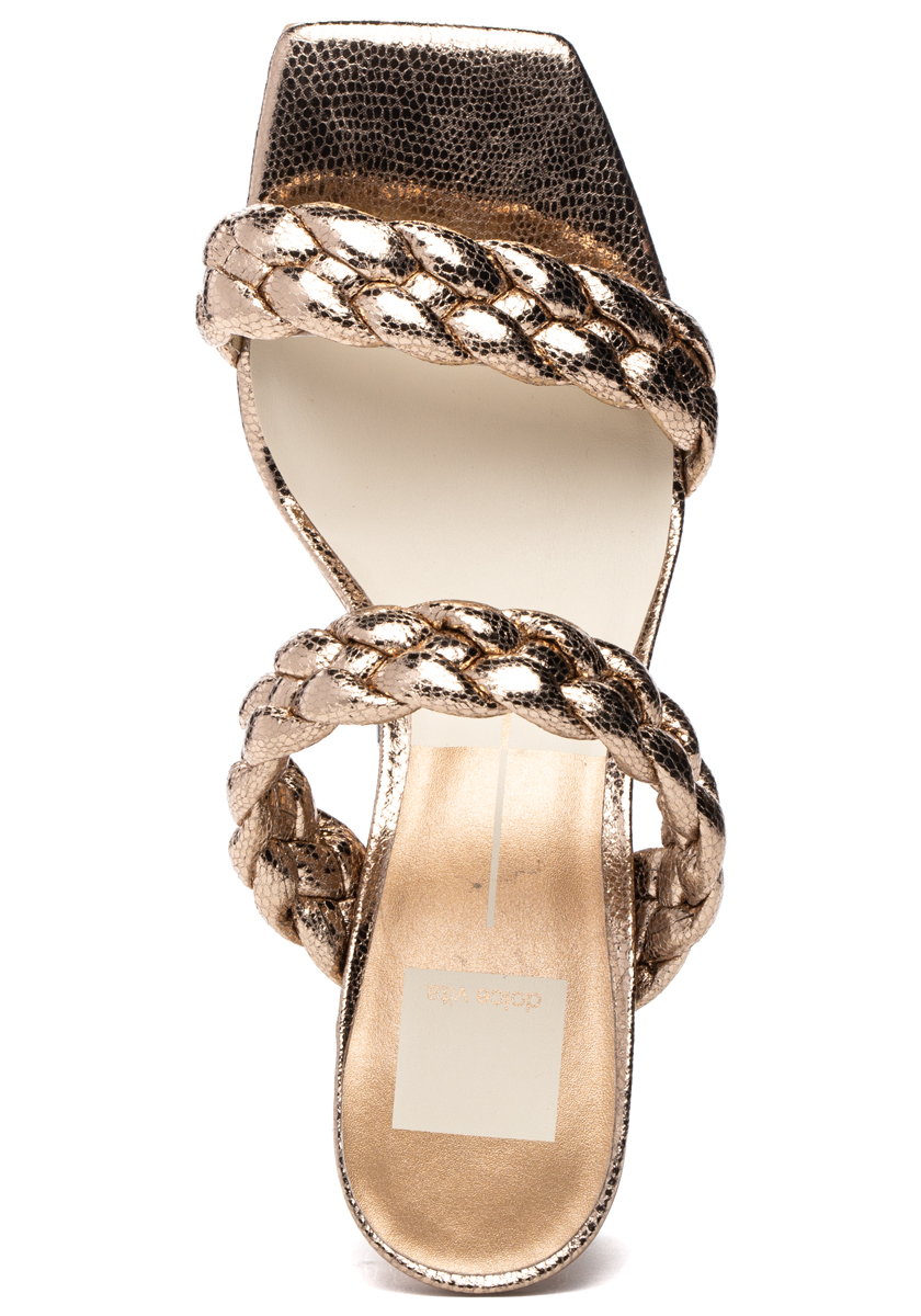 Dolce Vita Paily Sandal Dark Gold Crackled Stella