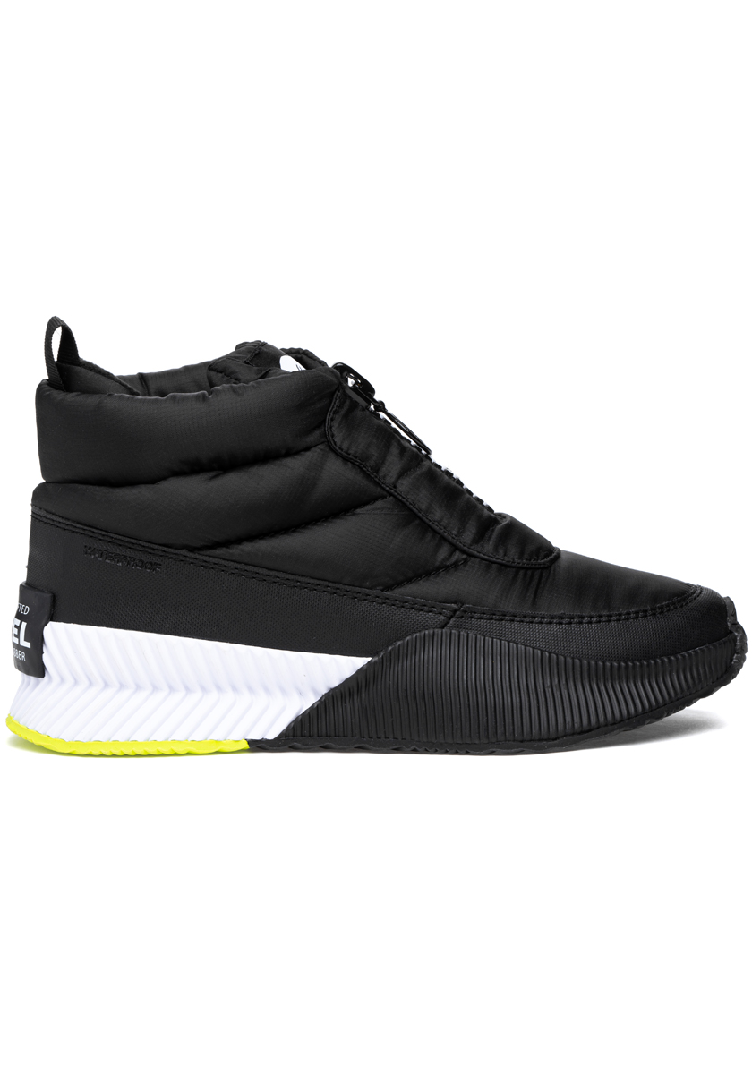 Sorel Out N About Puffy Zip Boot Black/White