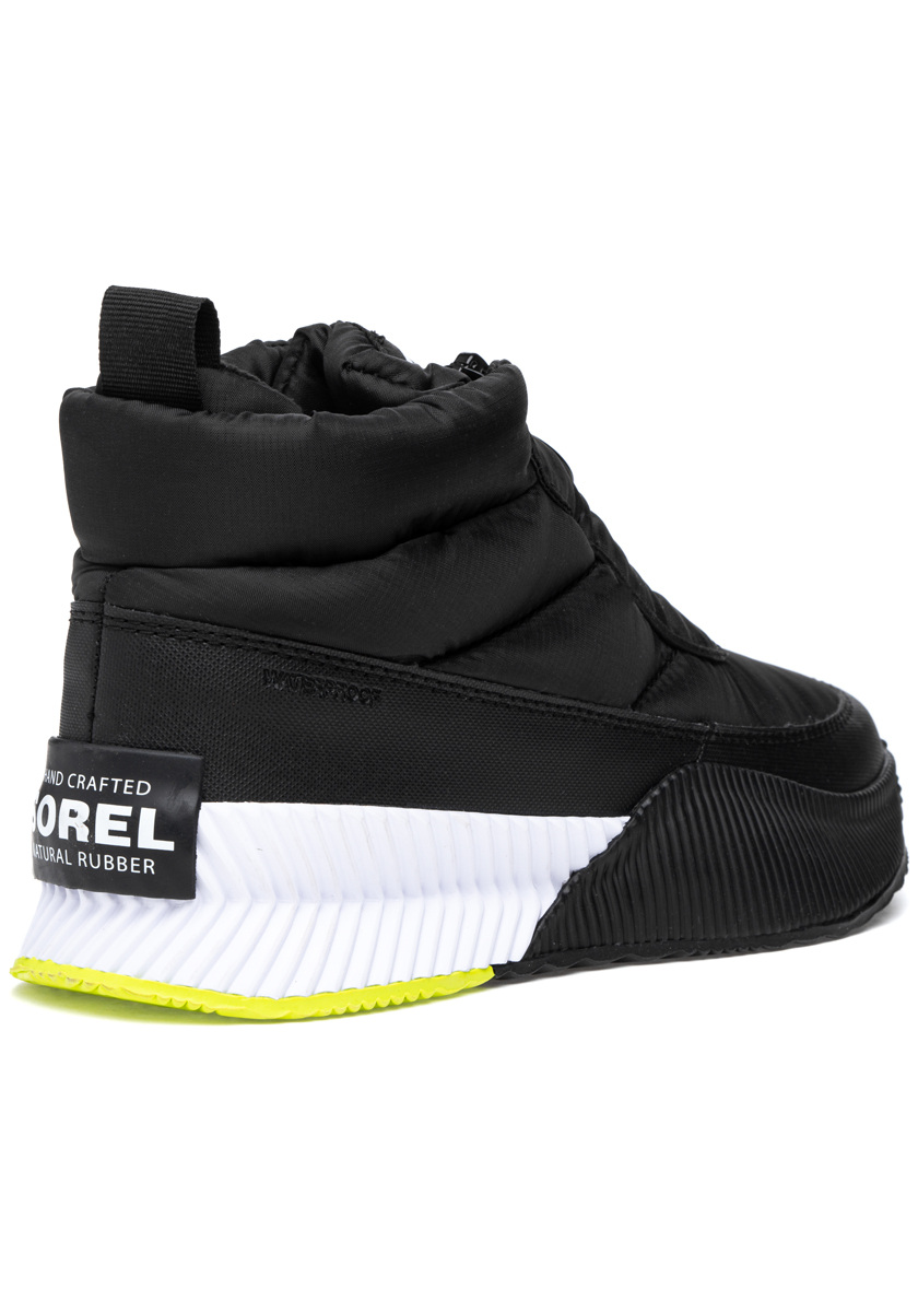 Sorel Out N About Puffy Zip Boot Black/White