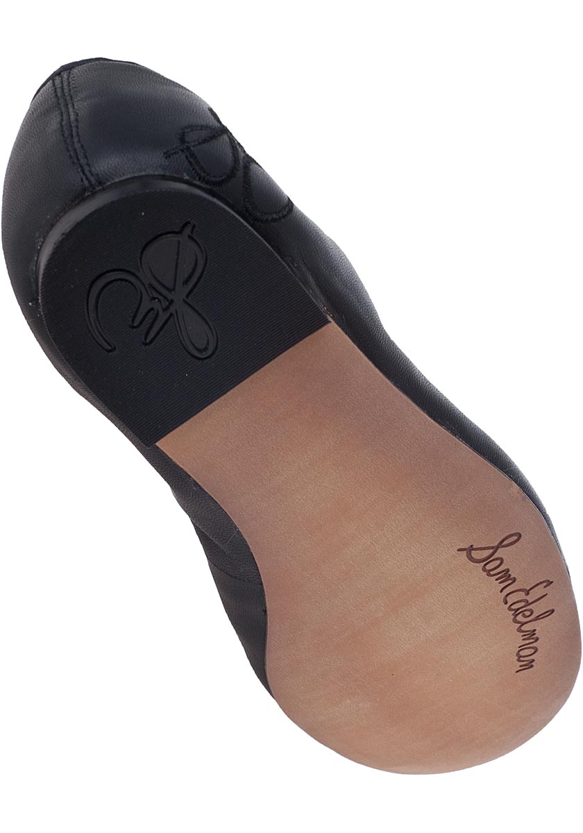 Sam Edelman Felicia Flat Black Leather