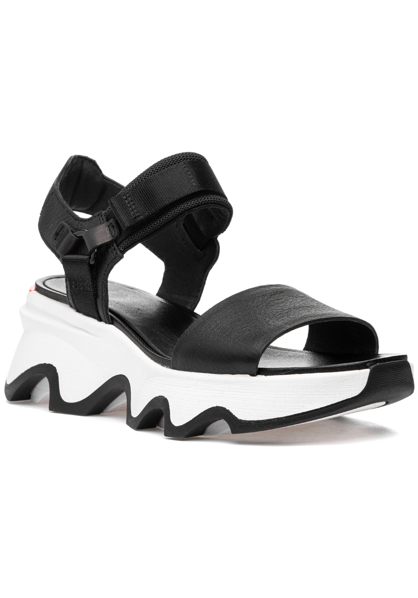 Sorel Kinetic Y-Strap Sandal Black/Sea Salt