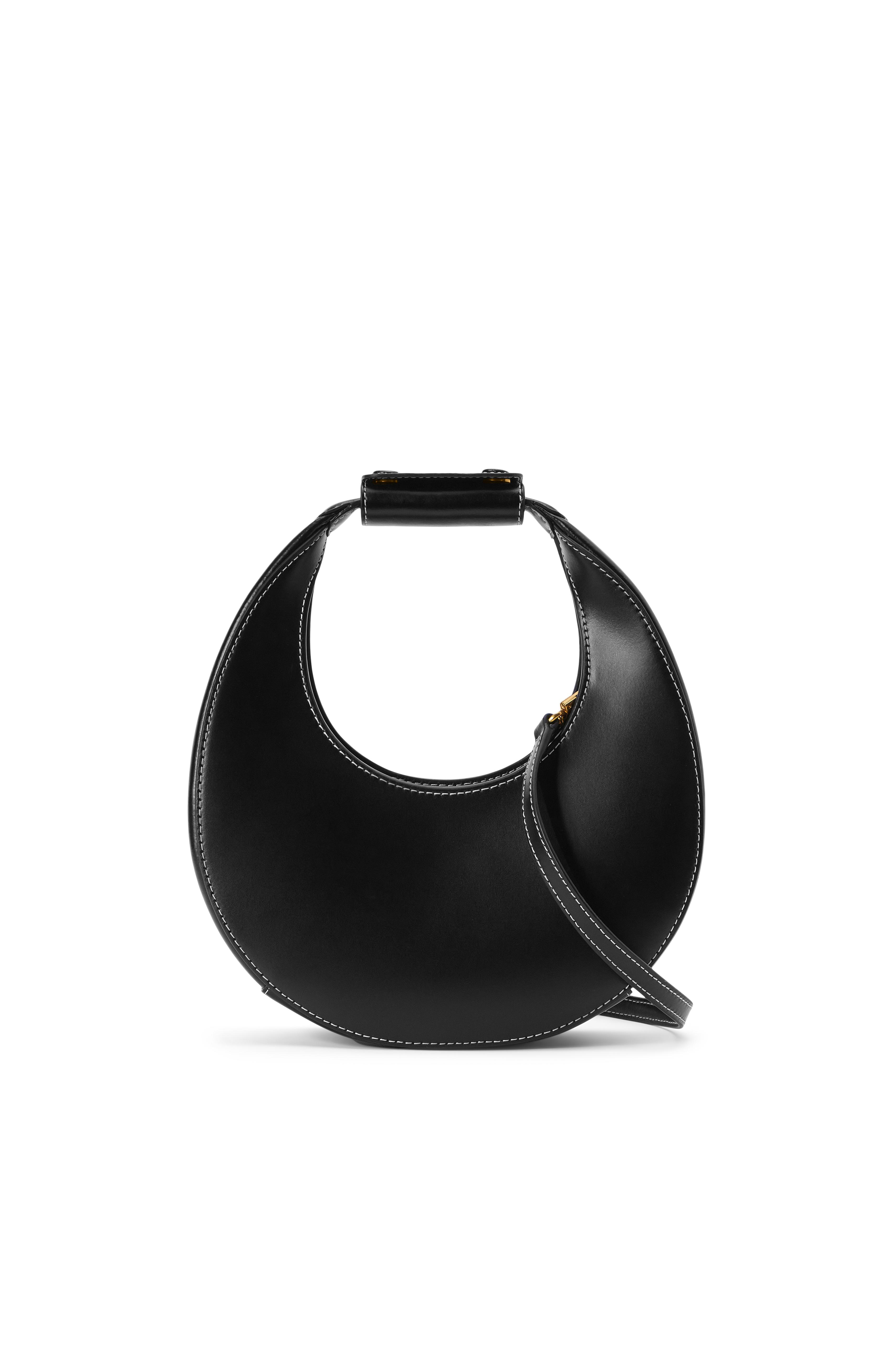 Staud Mini Moon Bag Black