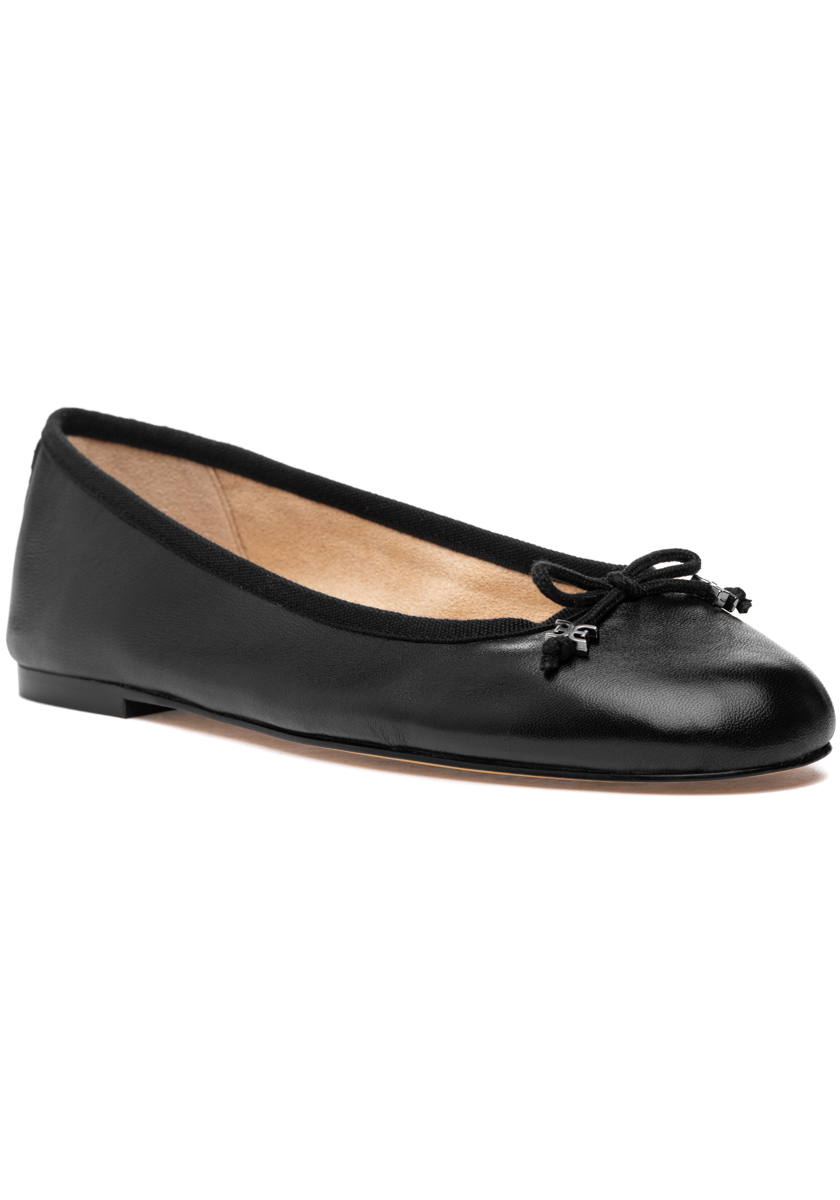 Sam Edelman Felicia Luxe Bow Detail Patent Leather Ballet Flat