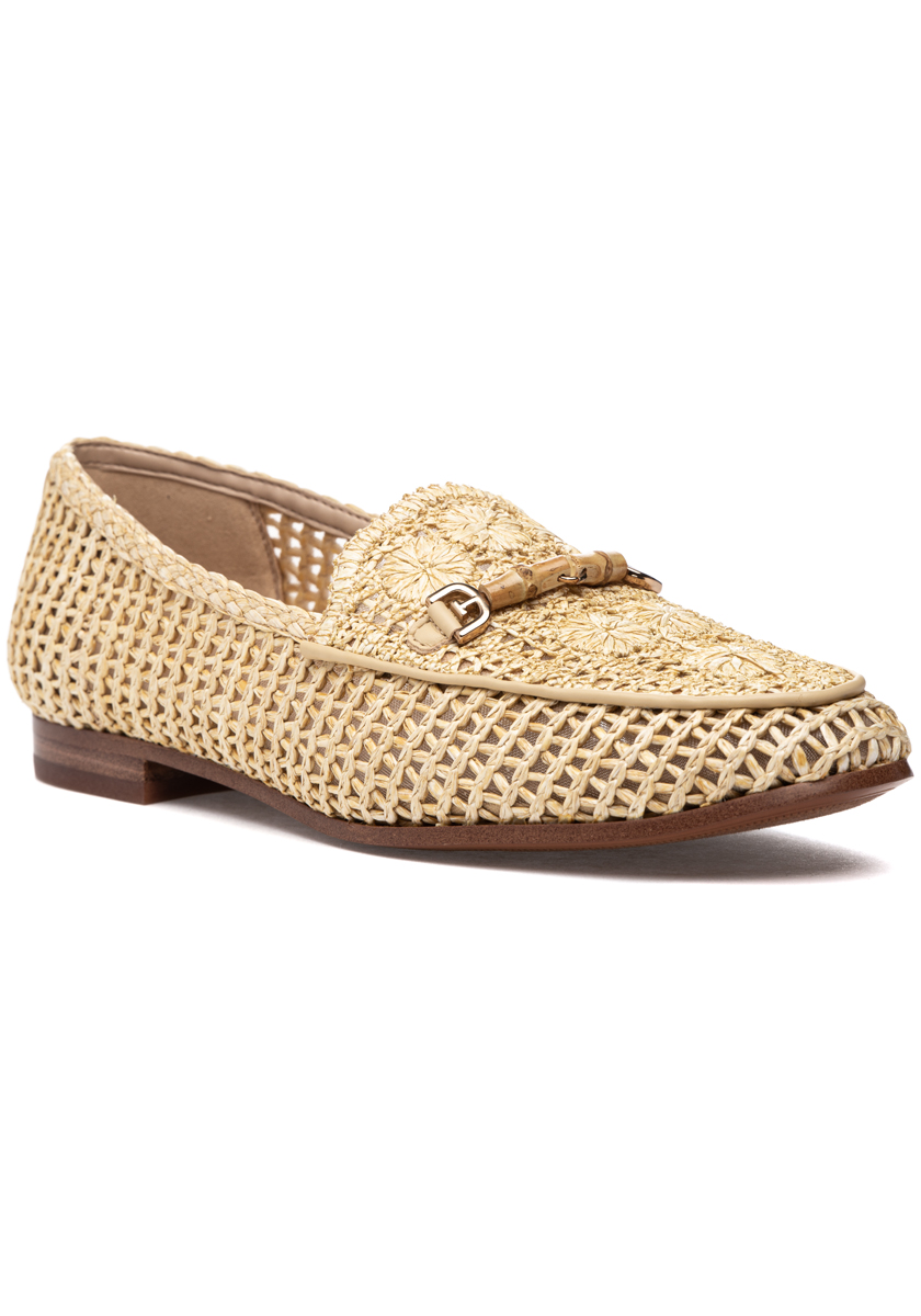 Sam Edelman Lowell Loafer Natural Raffia