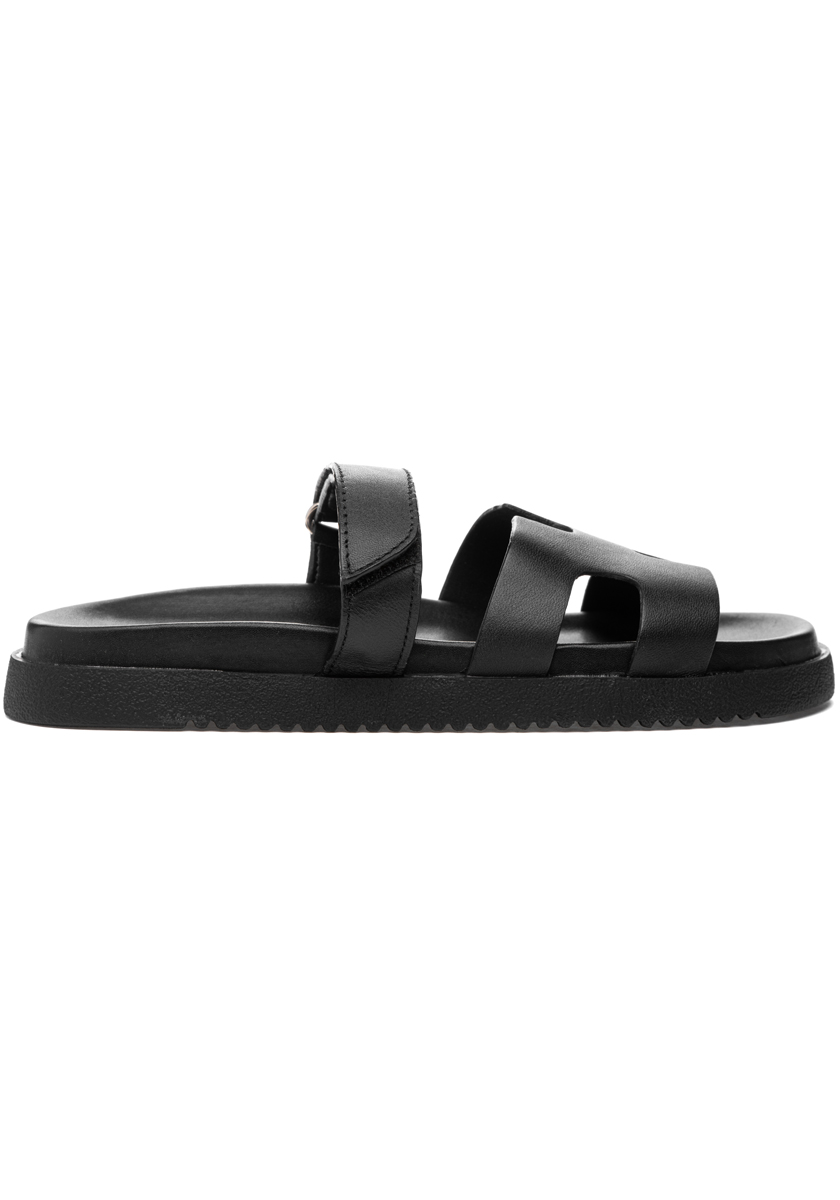 Steve Madden Mayven Sandal Black Leather