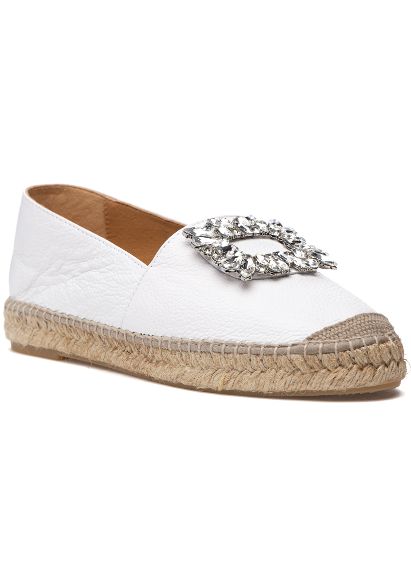 275 Central Mendes Espadrille White Leather