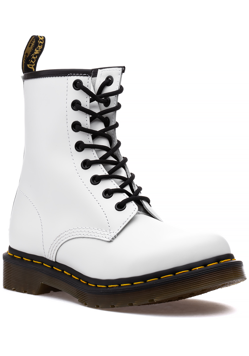 Dr Martens 1460 Boots - White Smooth