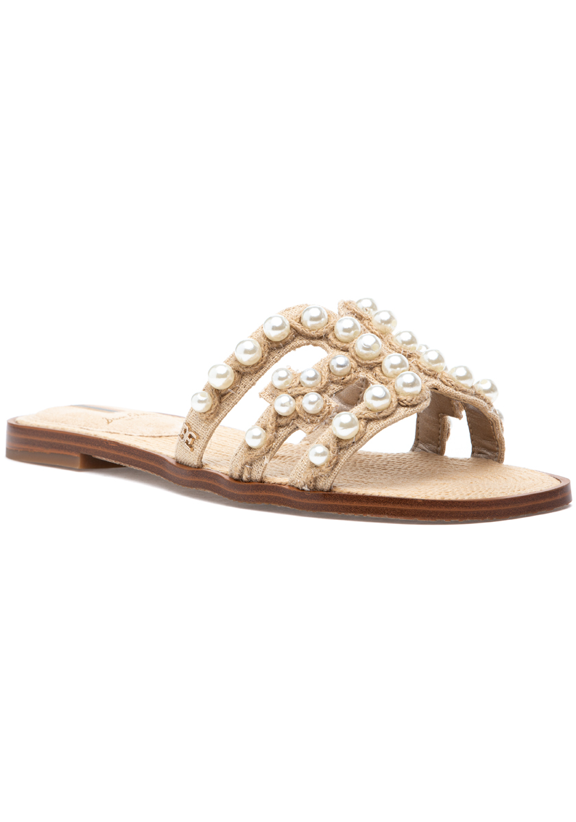 Steve Madden Cognac Beil Gold Pearl Sandals 7.5 | Pearl sandals, Gold pearl,  Sandals