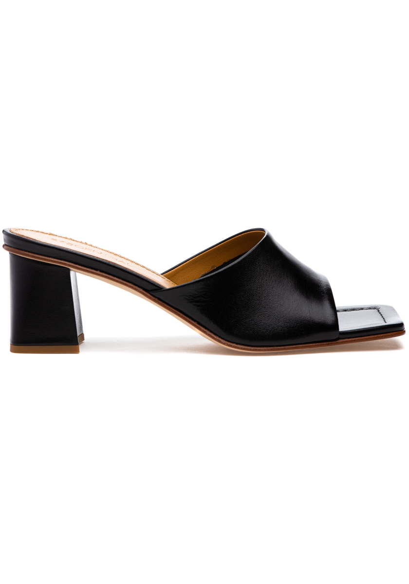 275 Central Ferrell Sandal Black Leather