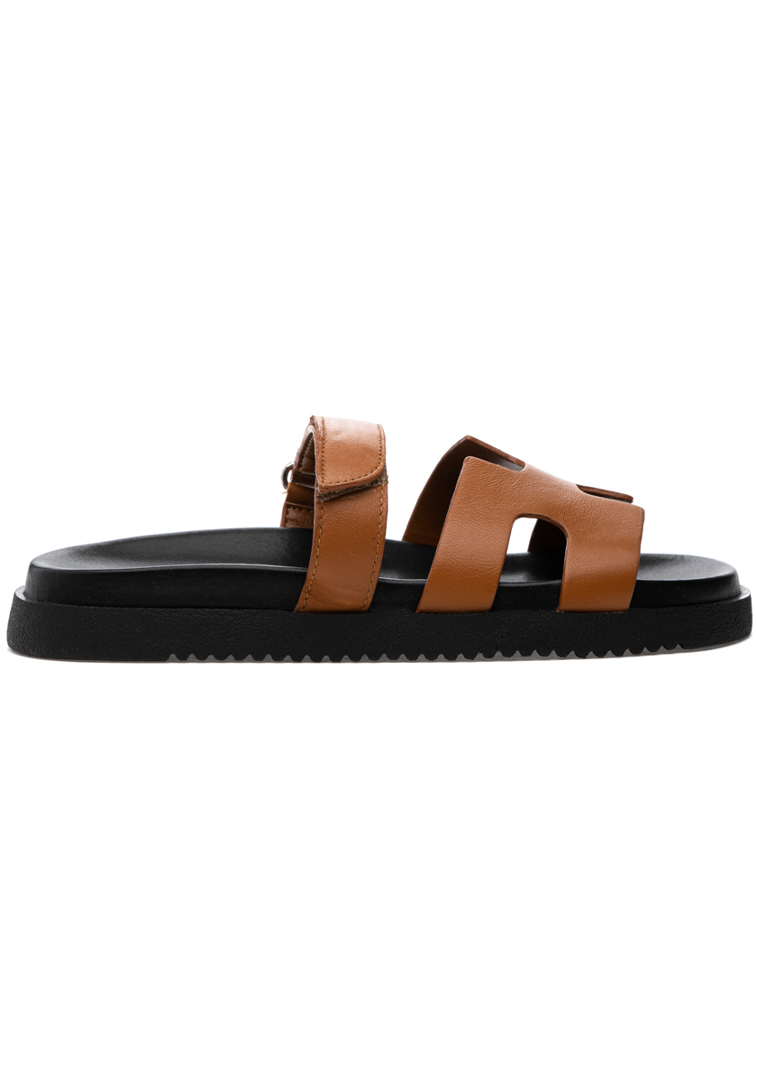 Steve Madden Mayven Sandal Cognac Leather